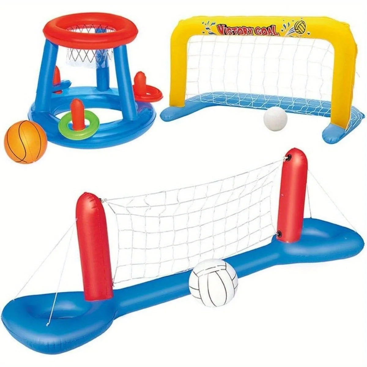 Inflatable Water Basketball Hoop – Pool Float Toy for Kids Inflatable Pool Toy Zpaxo