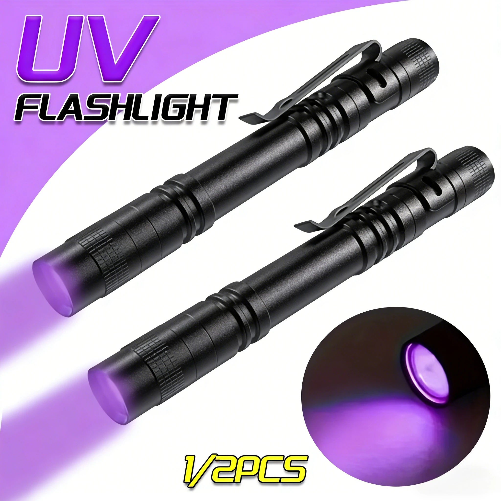 395nm UV Flashlight – Pet Urine Detector & Scorpion Finder UV Flashlight Zpaxo