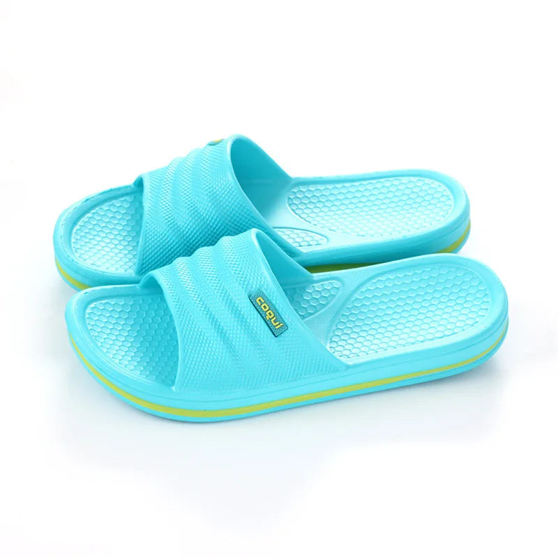 Soft Comfortable House Slippers Couple Women Men Anti-slip Bathroom