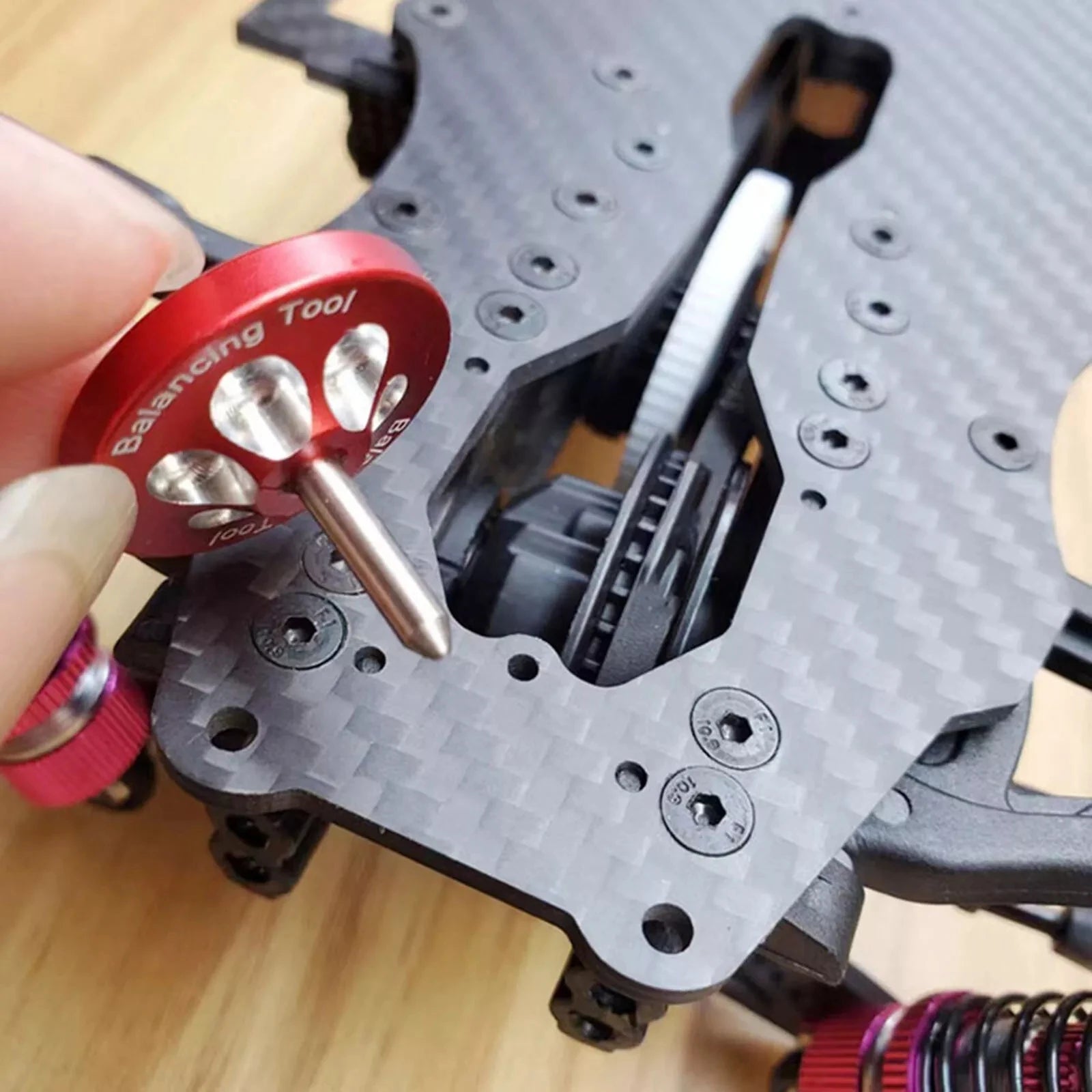 Metal Chassis Balancing Tools Replacement Upgrade Parts 1 10 RC Car