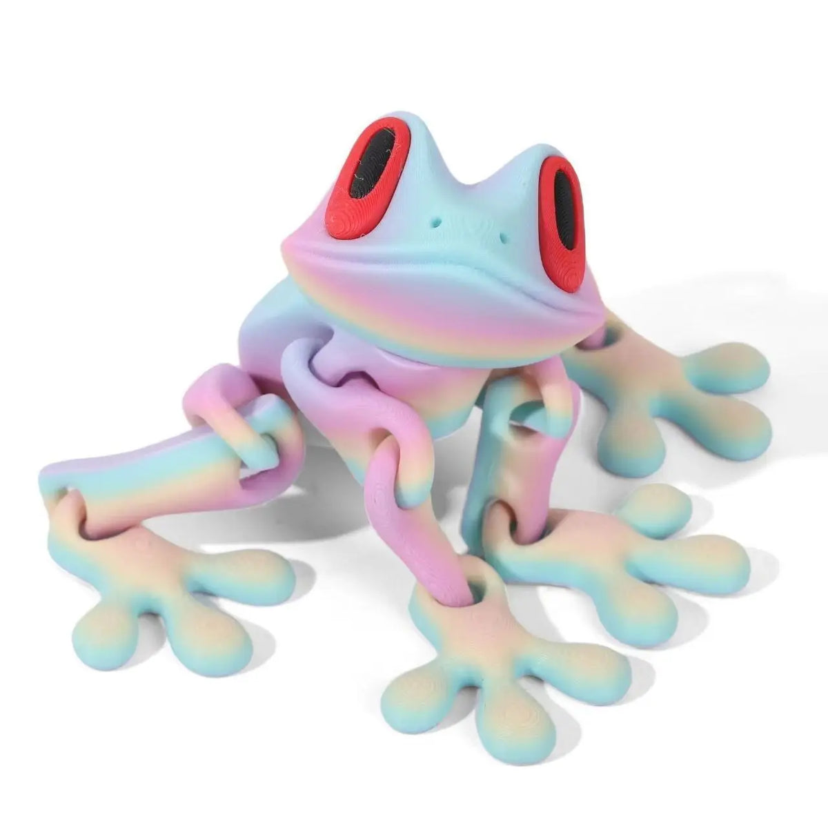 3D Printing Tree Frog Fridge Magnet Joint Movable Ornament Kitchen Zpaxo E
