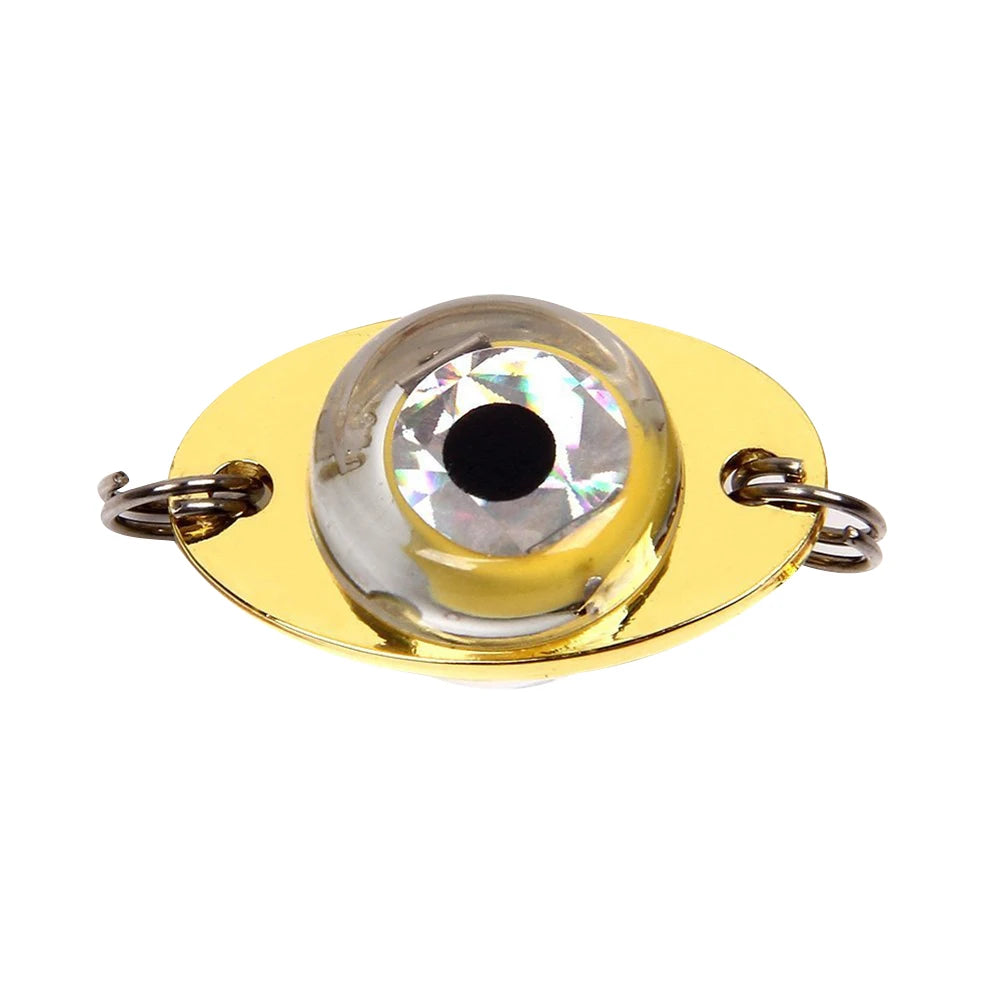 Underwater Fishing Light LED Lures Eye Shape Flashing Bait Lure Trap
