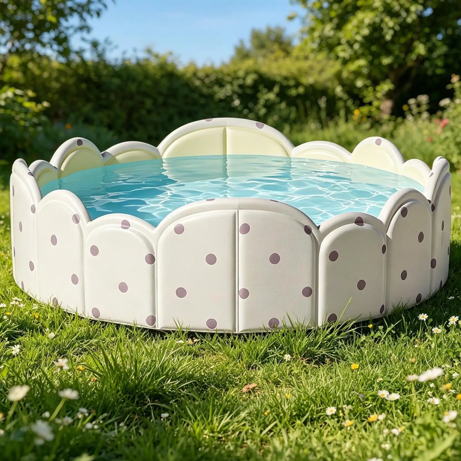 Foldable Pet Pool Non Inflatable Portable Bathtub Puppy Kids Indoor
