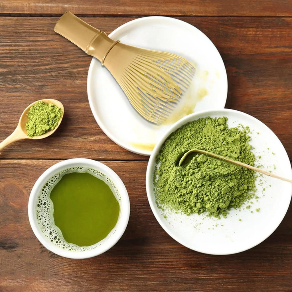 Matcha Whisk Food Grade Tea Powder Mixer Stirrer Reusable Green