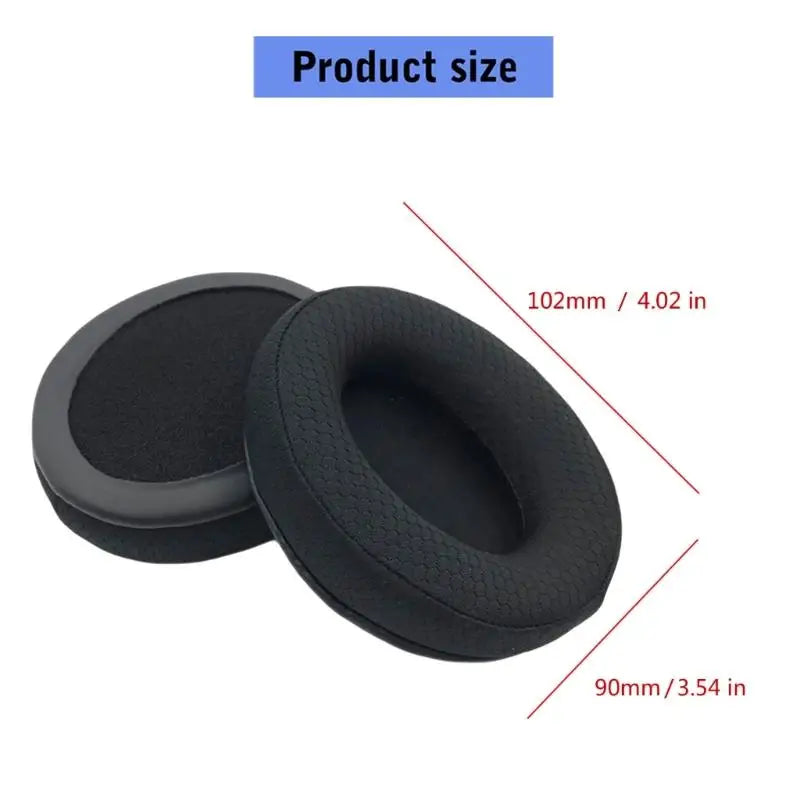 652F Breathable Headphone Ear Pads Sweat Resistant Design Extended Gaming for V4 X/Professional Spare Ear Cushions Zpaxo
