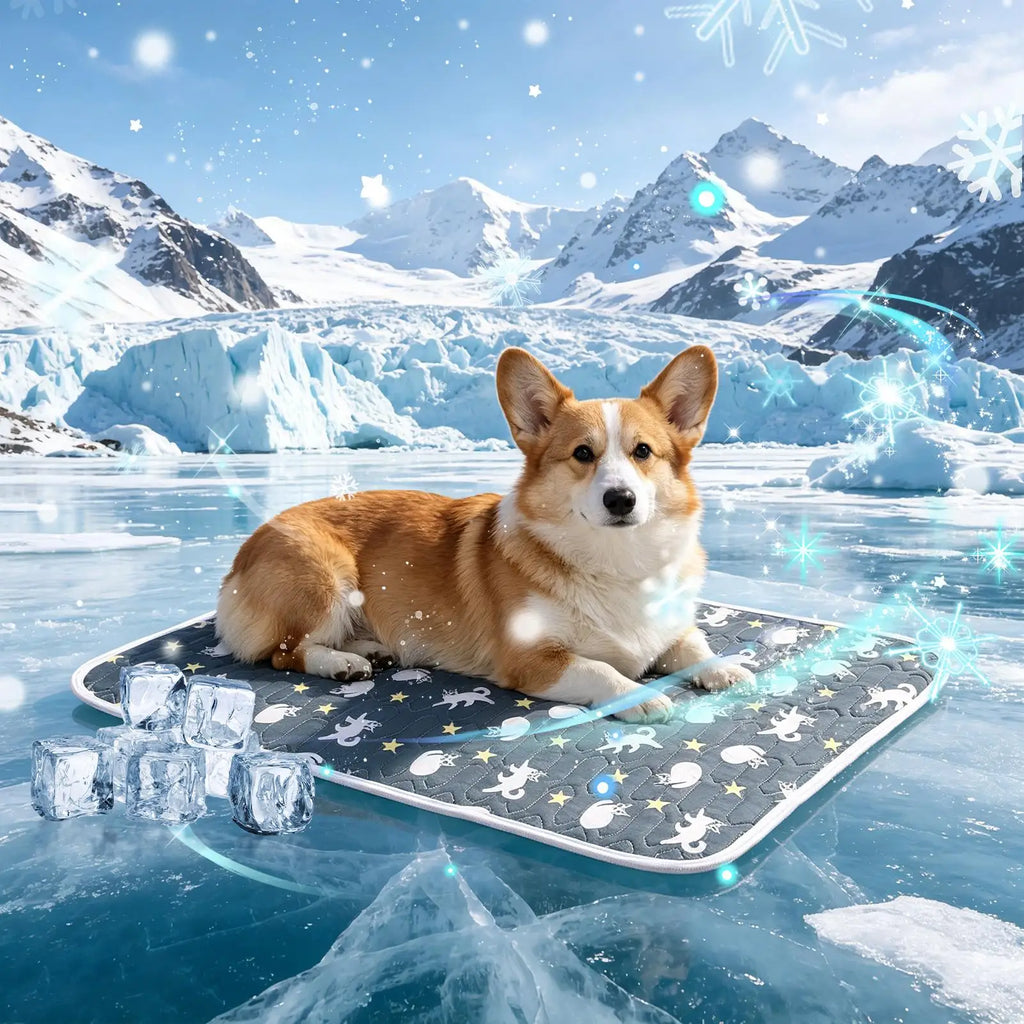 Cooling Mat For Dogs Portable Breathable Washable Cute Pet Cooling Mat Cat Couch Cover Outdoor Indoor Home Crate Kennel Floor Zpaxo