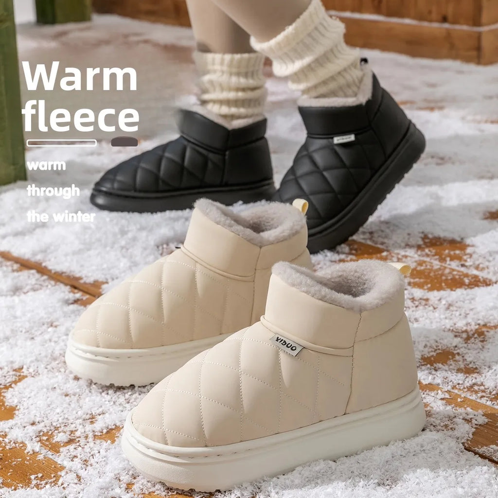 Winter Outdoor Snow Boots Women's Waterproof Slip-resistant Design