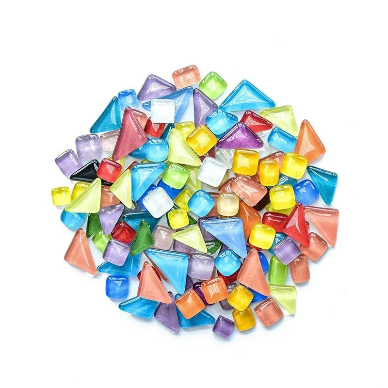 Colorful Bulk Crystal Mosaic Art Diy Glass Tile Craft Ceramic Tiles