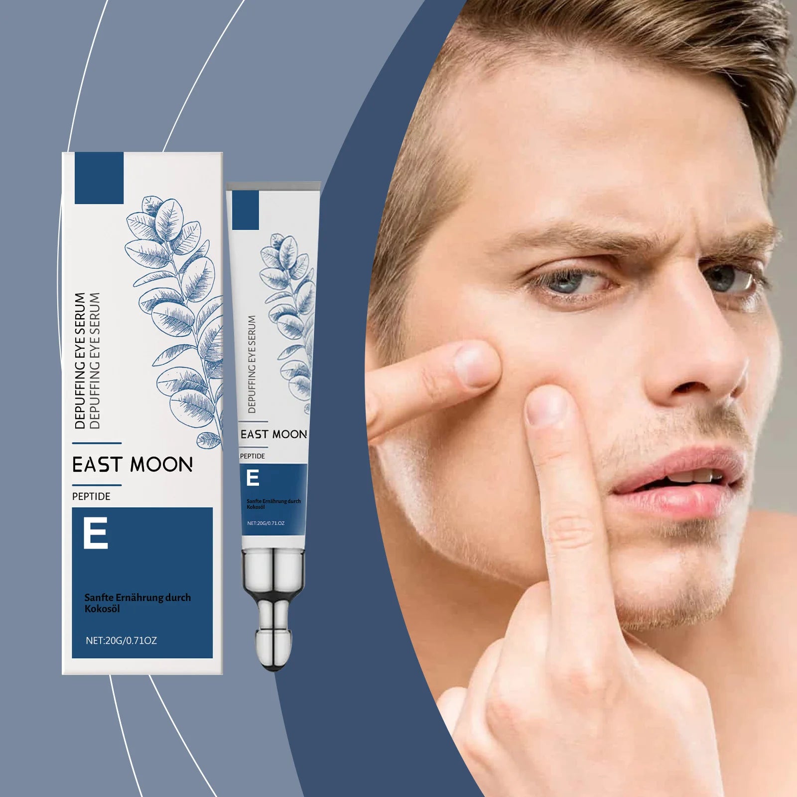 East Moon Men's Moisturizing Eye Cream – Dark Circles & Lines Men's Eye Cream Zpaxo
