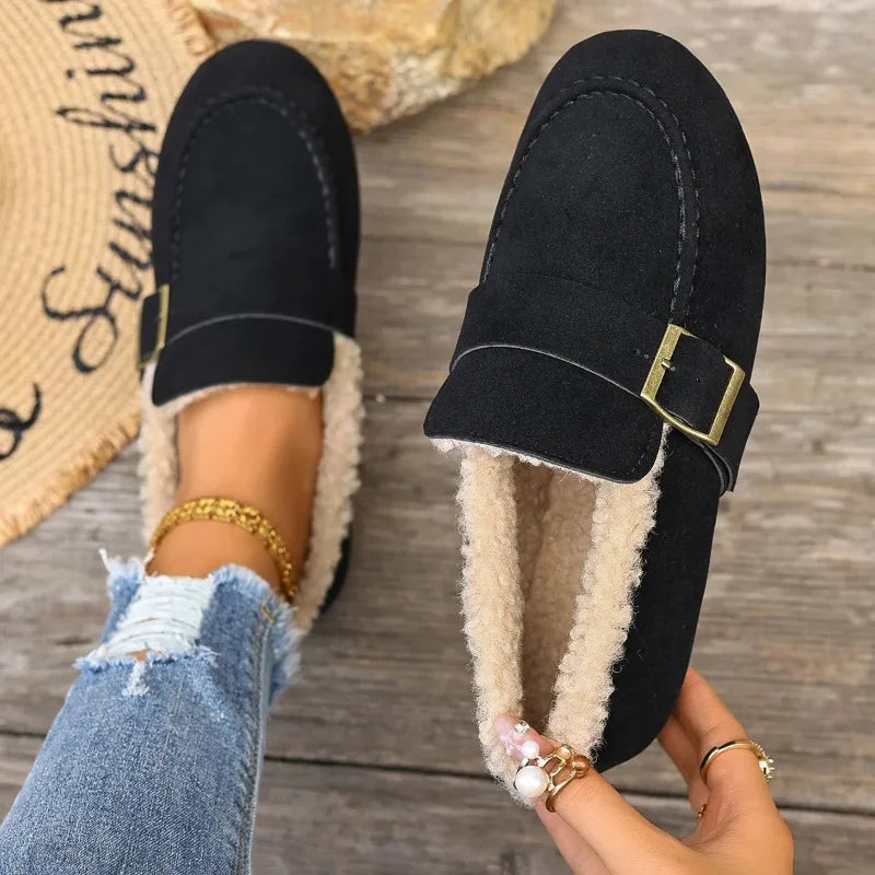 2025 Women Cotton Shoes Comfortable Outdoor Women Ankle Boots Casual Anti-Slip Durable Sole Snow Boots Women Zapatos De Mujer Zpaxo