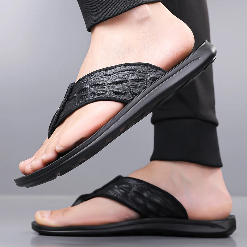 Men's Slippers Comfortable Lightweight Soft Sole Casual Slides Indoor