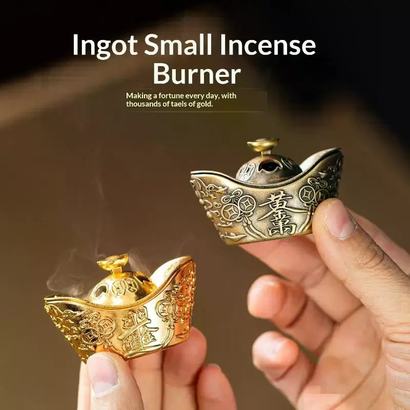 Buddhist Utensils Incense Burner Incense Censer Alloy Sandalwood House Furnishings Home Office Decoration Zpaxo