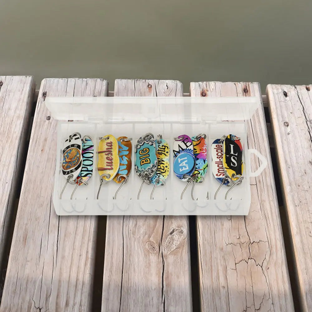 Box Spinner Bait Artificial Hard Fishing Wobblers Fisherman Salmon