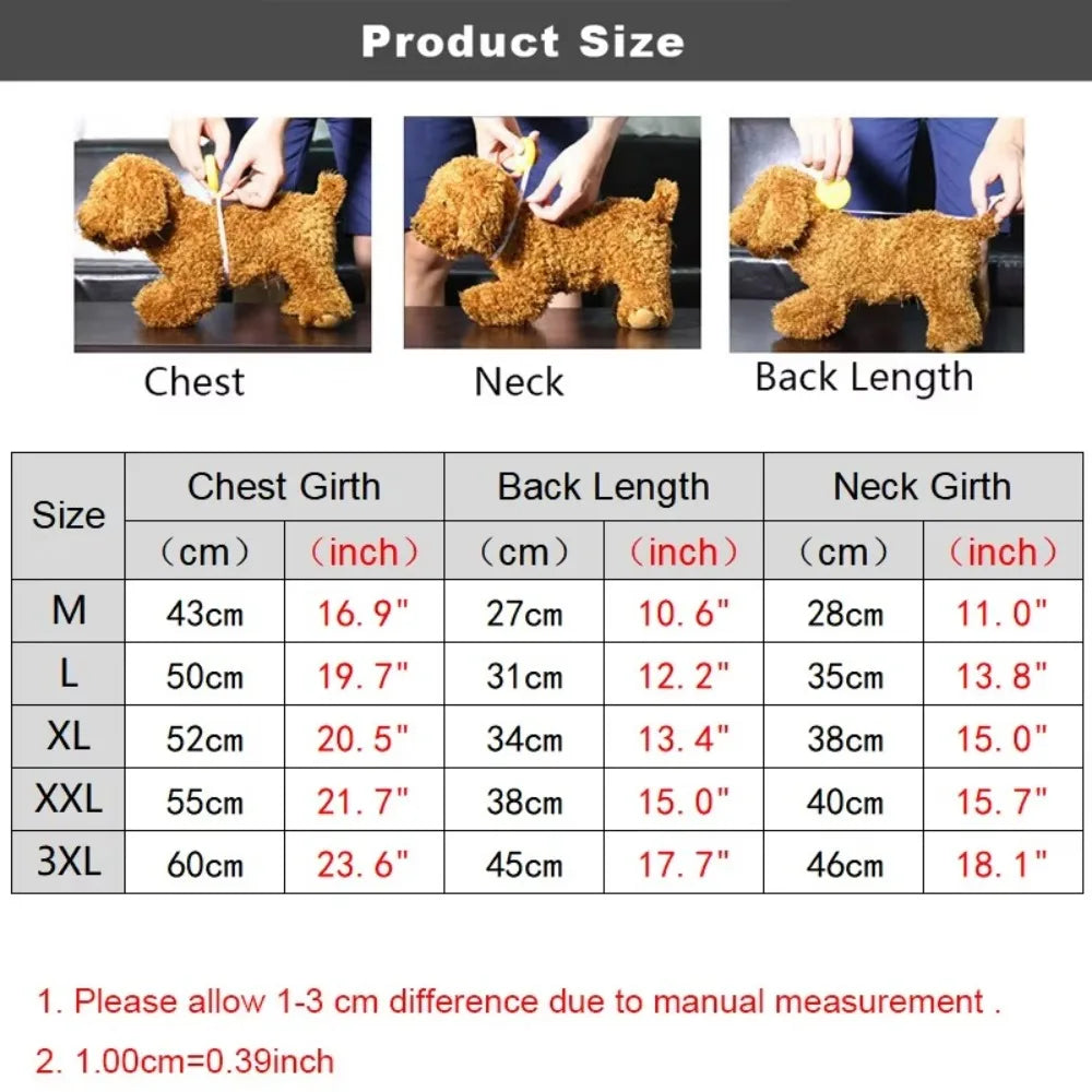 Waterproof Winter Dog Jumpsuit – Fleece Hoodie Coat S–XXL Dog Winter Jacket Zpaxo