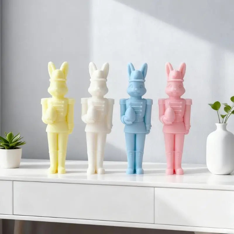 Silicones Easters Bunnies Nutcrackers Mold Easy Crafting Projects