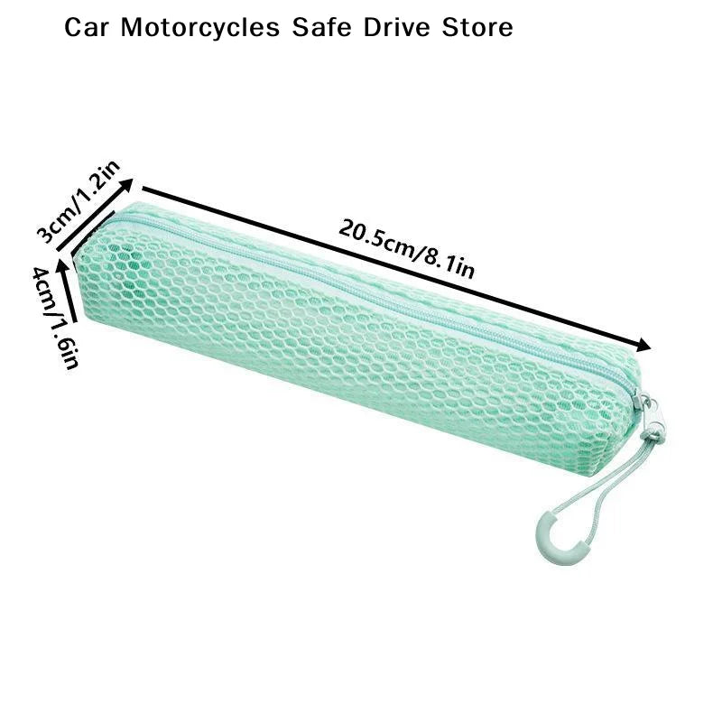 MDopamine Rectangle Mesh Cosmetic Organization Storage Bag Zipper