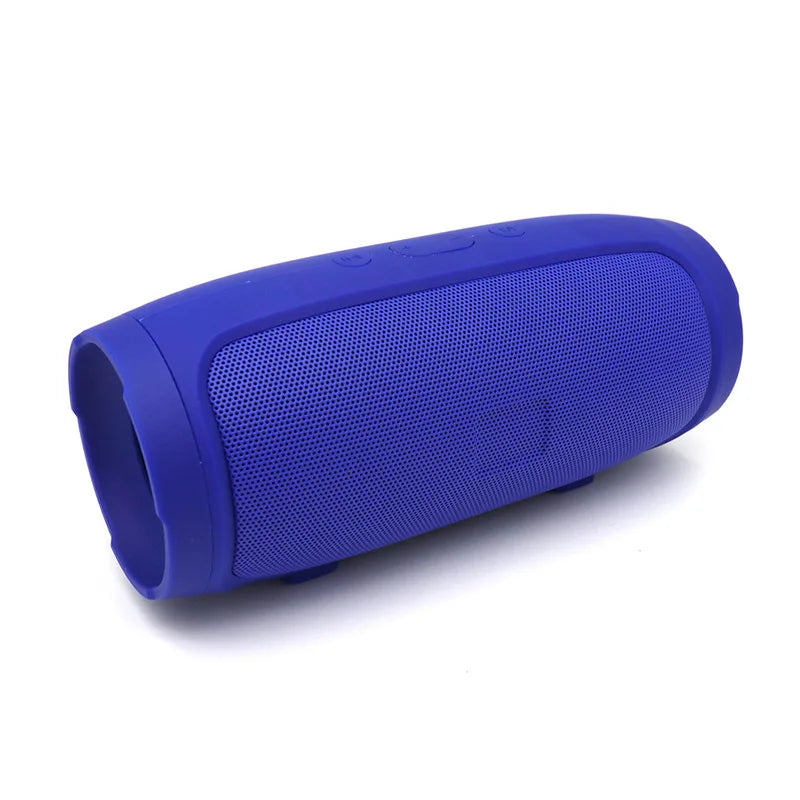 Portable Outdoor Mini Bluetooth Speaker Bass Cannon Card Insertion Zpaxo Blue
