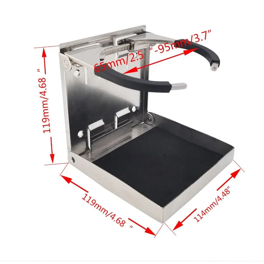 Adjustable Folding Cup Holder Rust-proof Universal Drink Holder Durable Multifunctional Cup Storage Rack Zpaxo
