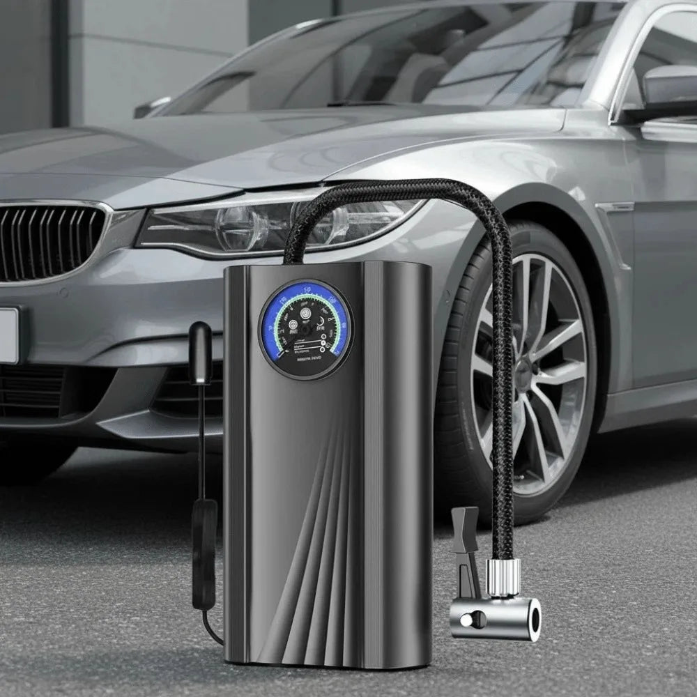 High-power Car Tire Inflator Pump Magnetic Faster Inflation Auto Air Zpaxo