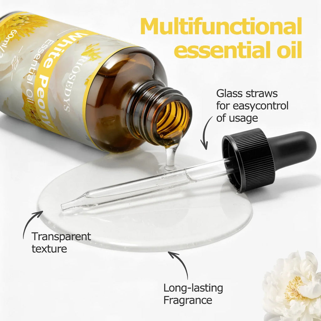 WHITE PEONY Essential Oil Has Deep Nourishing Moisturizing Effects Zpaxo