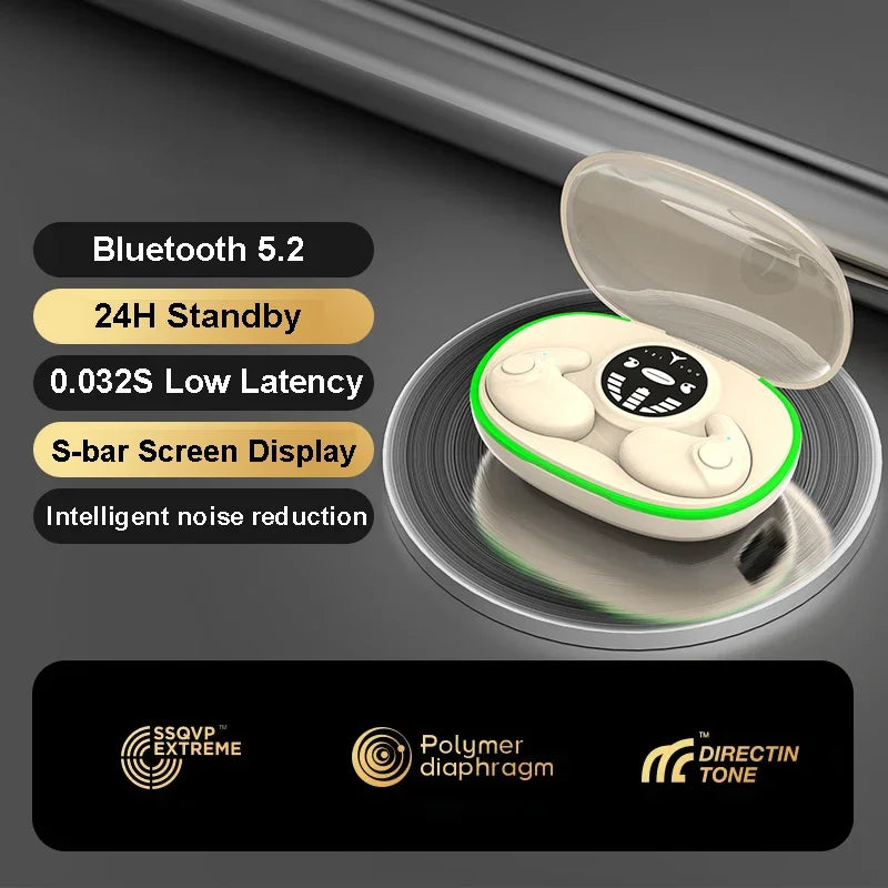 Invisible Sleep Earphones Bluetooth 5 3 Headphones IPX5 Waterproof