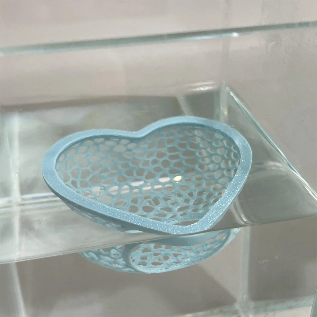 Heart Shape Floating Betta Hide Resting Cave Shrimp 3D Printed Fish