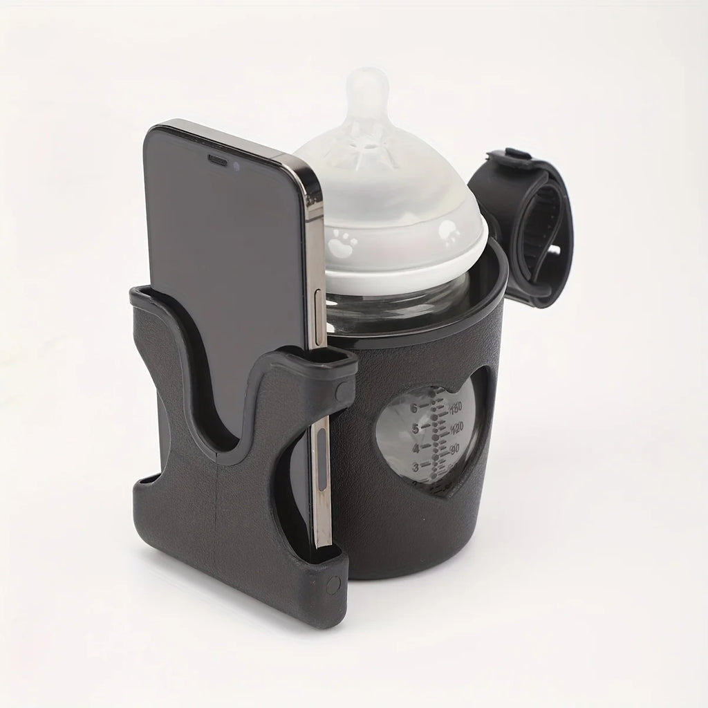 2-in-1 Stroller Cup & Phone Holder – Universal Baby Accessory Stroller Accessory Zpaxo