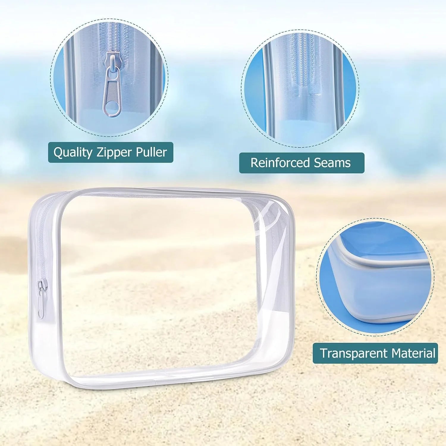 Travel Bottles Label Storage Bag Brown Transparent Plastic Bottle