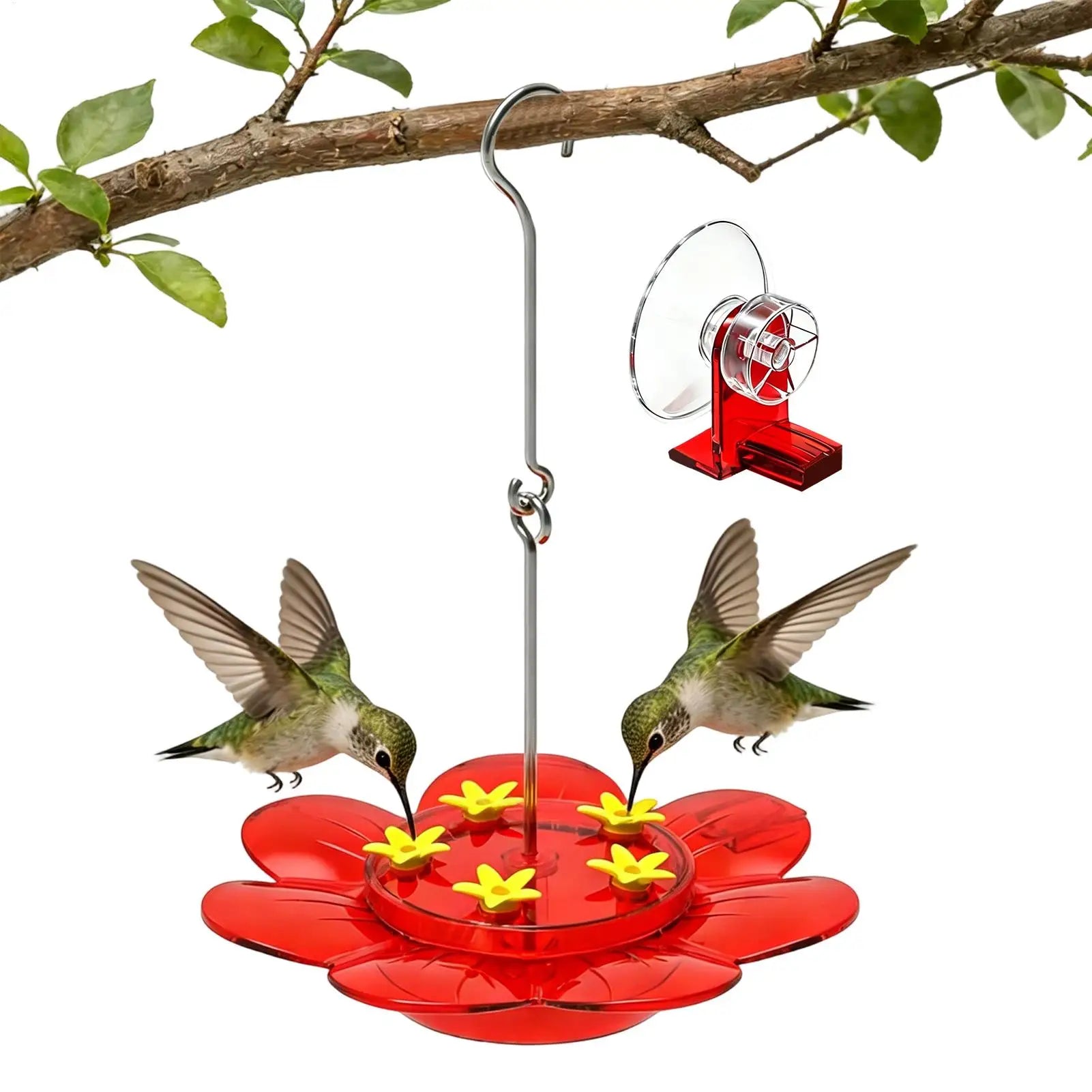 Hummingbird Feeder – Outdoor Hanging, Leak-Proof & Multi-Port Hummingbird Feeder Zpaxo