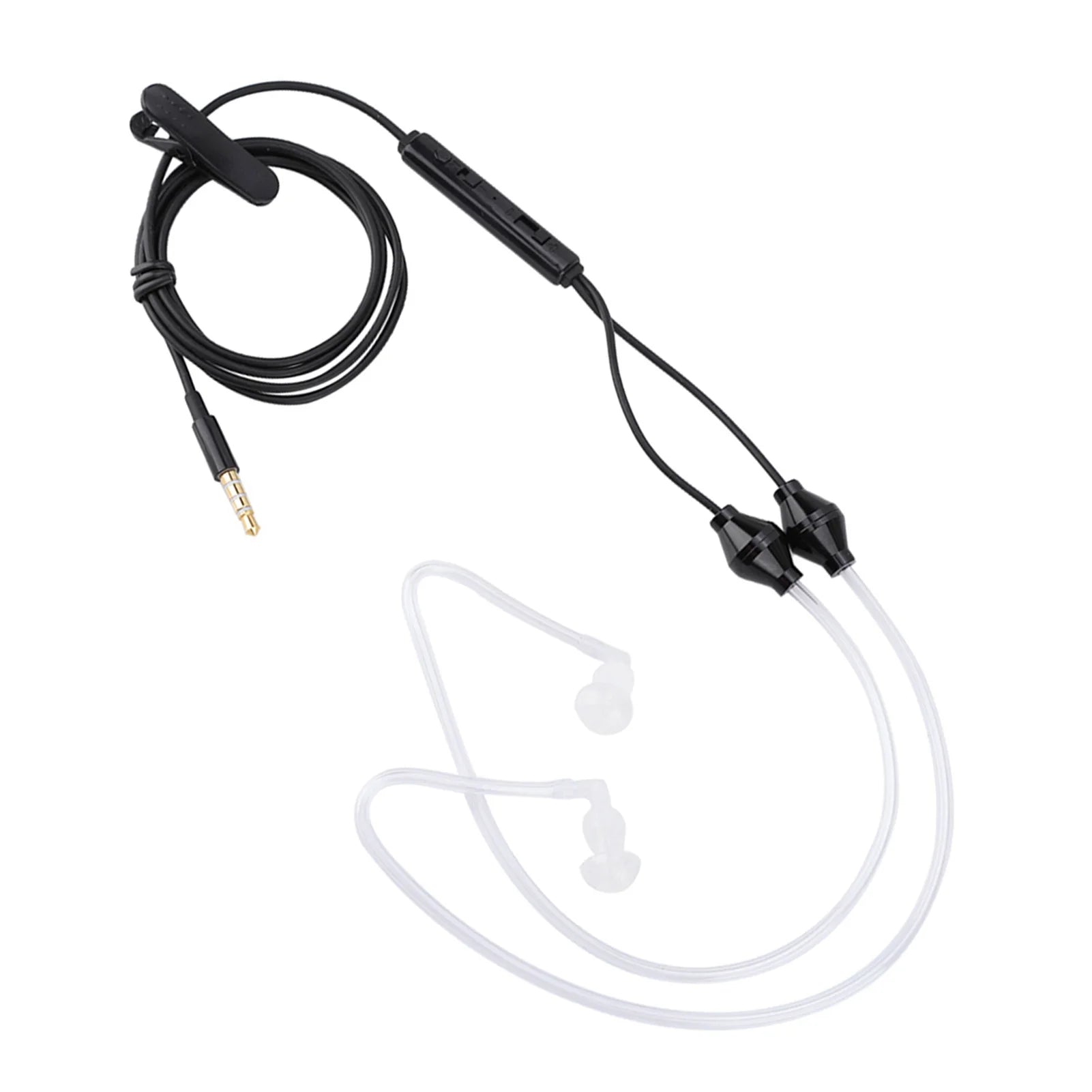 Earphone Anti Radiation Air Acoustic Tube Earpiece Microphone Mobile