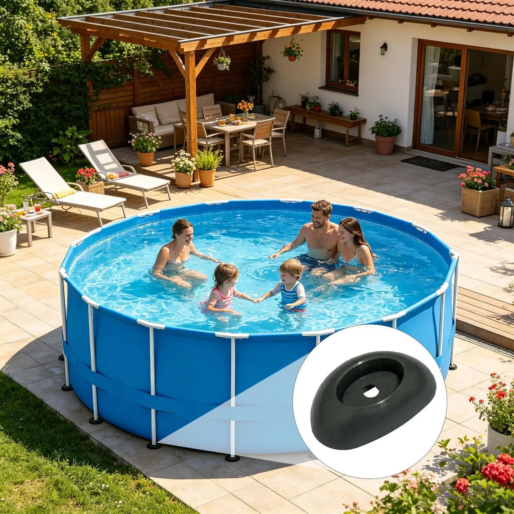 Pool Leg Caps Plastic Friction Support Stand Round Frame Base Feet
