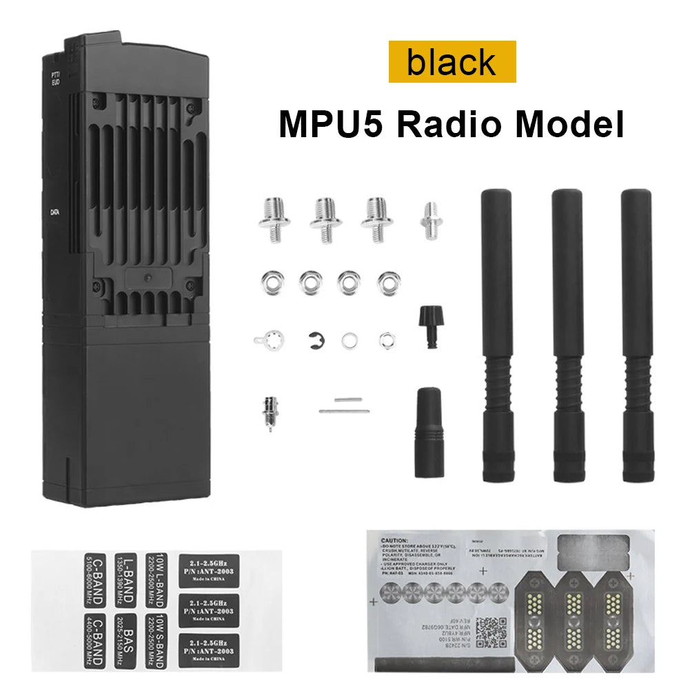 MPU5 Dummy Tactical Model DIY Walkie-Talkie Transceiver Interphone Dummy Model Radio Walkie-Talkie Seal Case Used To DIY Zpaxo