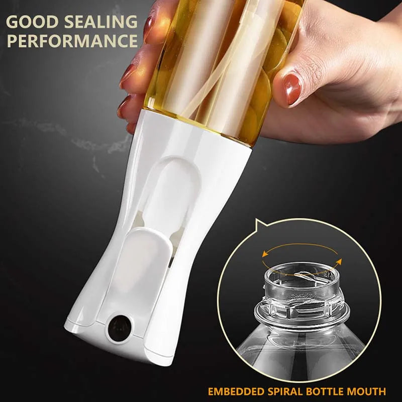 Camping BBQ Baking Vinegar Soy Sauce Spray Plastic Bottle Oil Spray for Cooking Olive Oil Sprayer Kitchen Gadgets 200/300/500ml Zpaxo