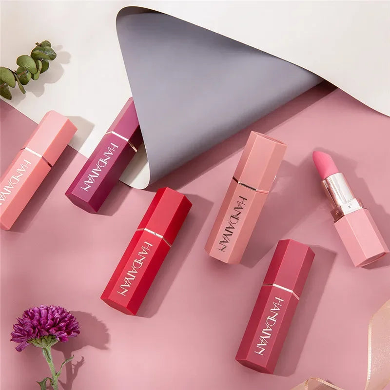 Matte Velvet Lipstick Waterproof Lasting Purple Tint Lip Gloss Non