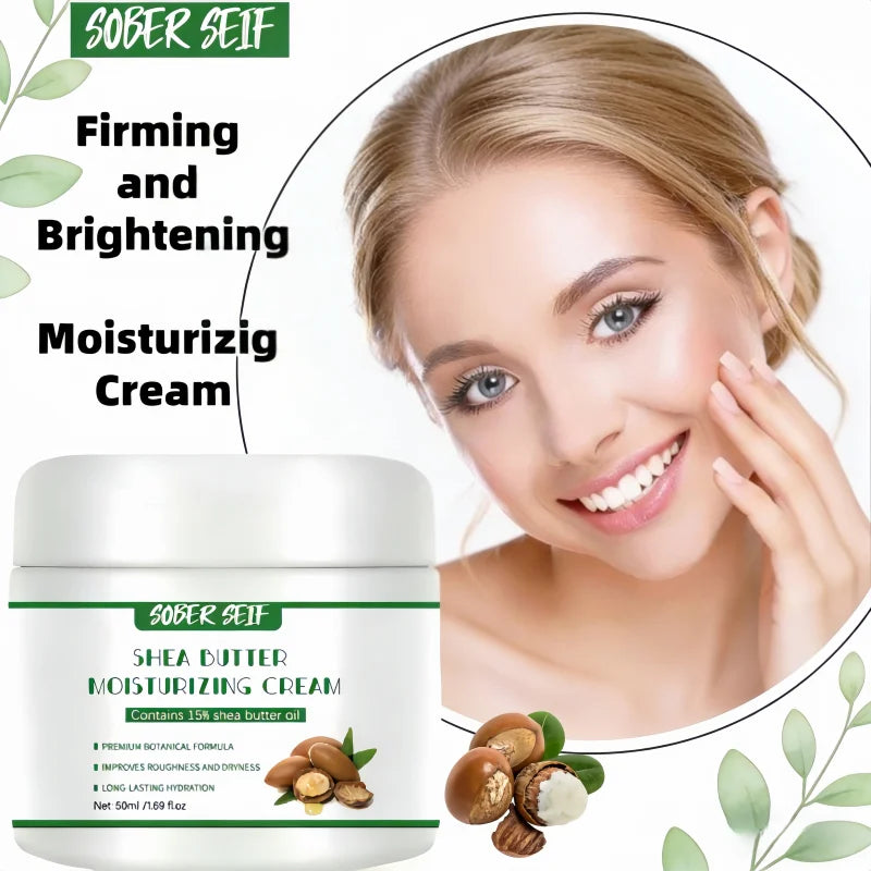 50ml High‑Concentration Moisturizer Hyaluronic Acid Shea Butter Deep Nourish Dry Skin Care Zpaxo