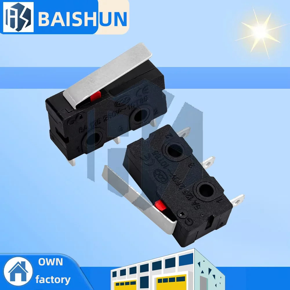 Tact Switch Off KW11-3Z 5A 250V Microswitch 3PIN Buckle Zpaxo Default Title