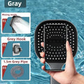 3-Modes High Pressure Shower Head Water Saving Shower Heads Adjustable Water Massage Sprayer Home Bathroom Accessories Zpaxo Grey Set