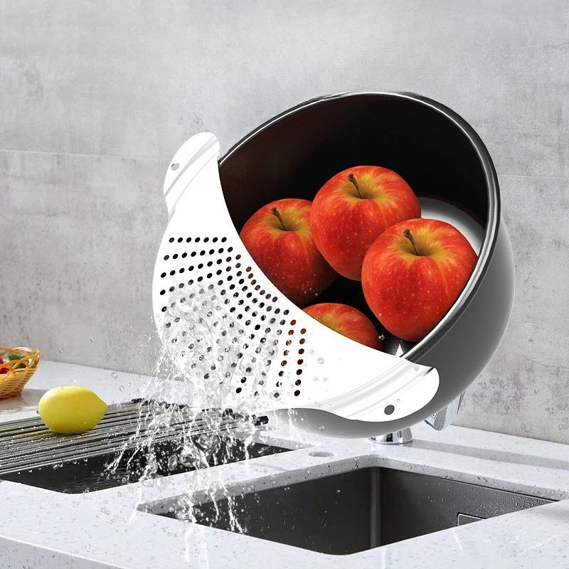 Stainless Steel Semi-Circular Pan Strainer & Oil Filter Kitchen Strainer Zpaxo