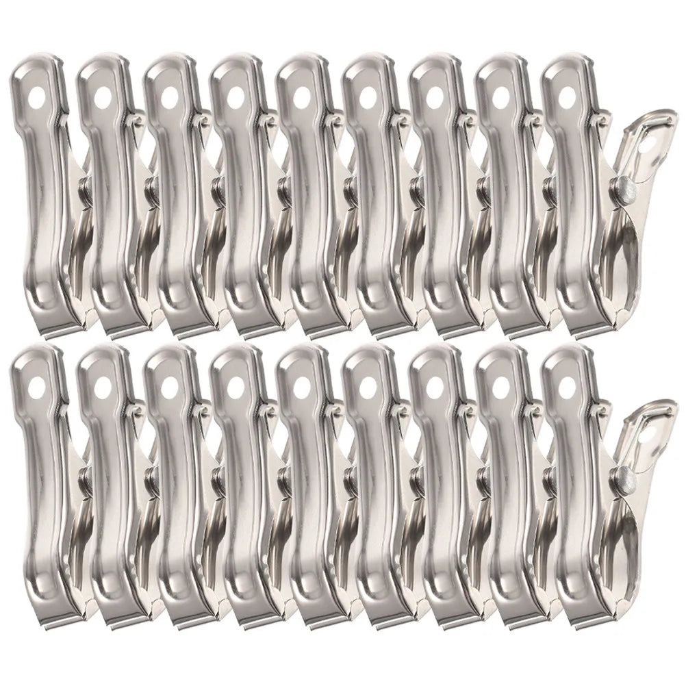 Windproof Clothespins Stainless Steel Large Opening Blanket Clips