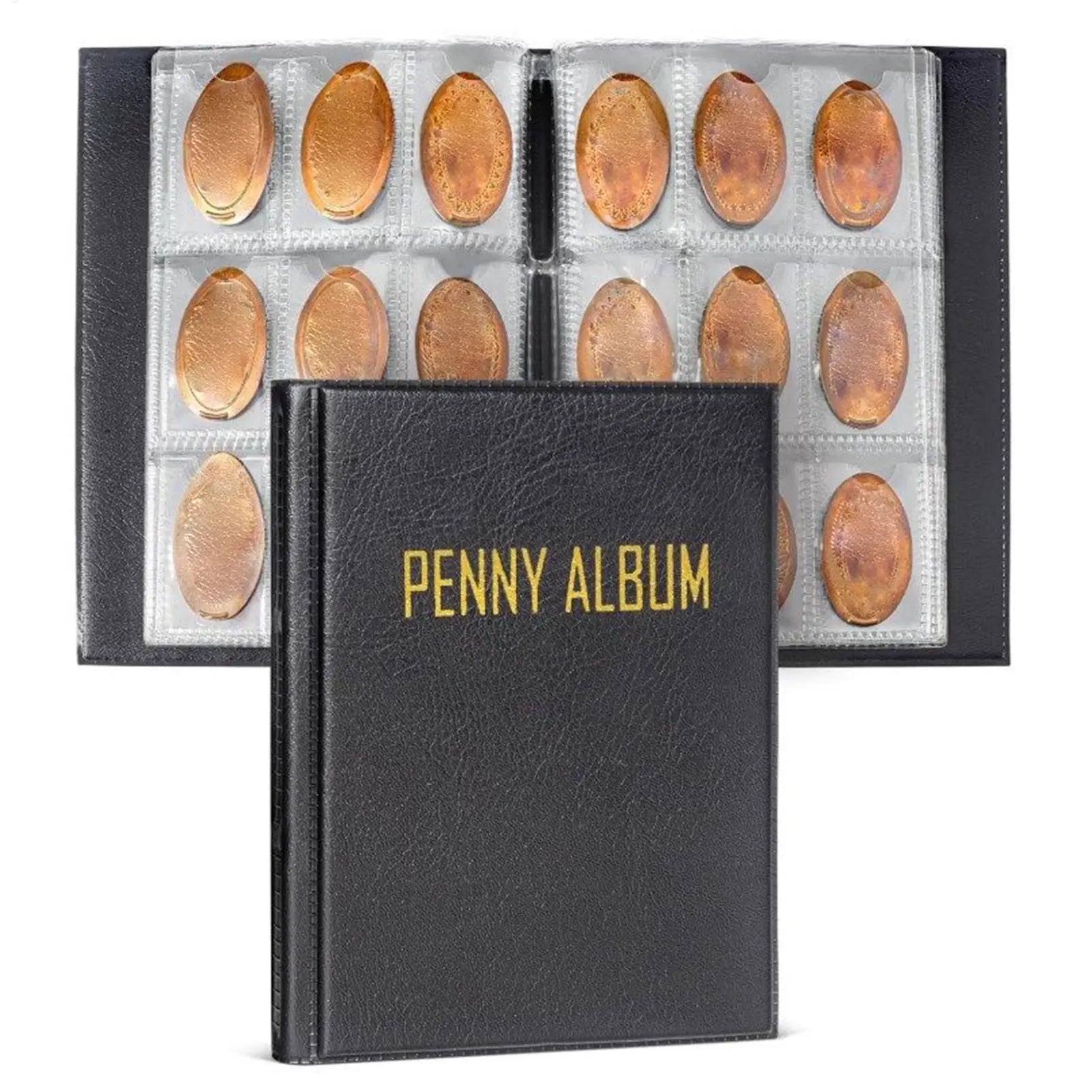 Mini Penny Coin Storage Bag 108 Pockets Collection Holder Money