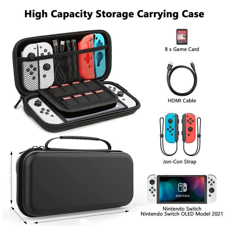 Portable Waterproof Storage Bag For Nintendo Switch Console Anti-Scratch Travel Case For Nintendo Switch OLED Game Accessories Zpaxo