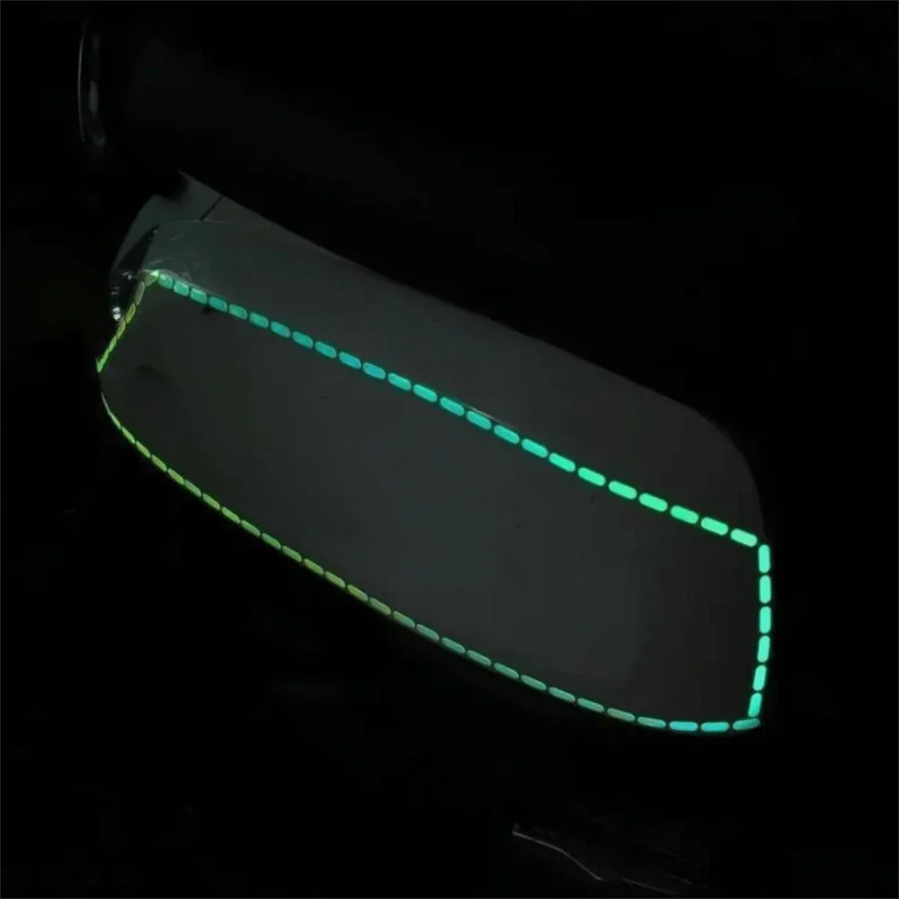 Reflective Dotted Line Stickers Self-adhesive DIY Trim Car Night Zpaxo