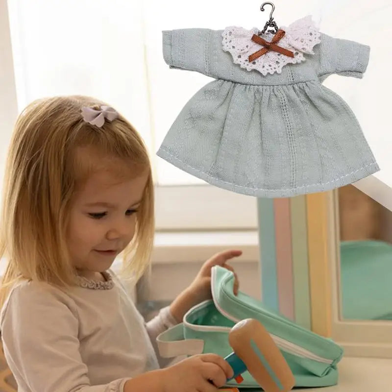 Clothes For Dolls Cartoon Doll Clothes Miniature House Dress Outfit Small Cartoon Plush Toy Clothing For Kids Boys Girls Zpaxo