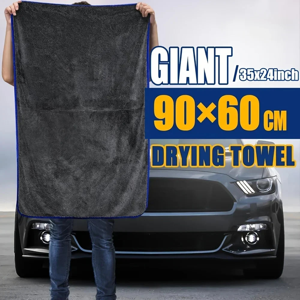 Extra Large Car Drying Towel Ultra-absorbent Soft Lint Streak-free