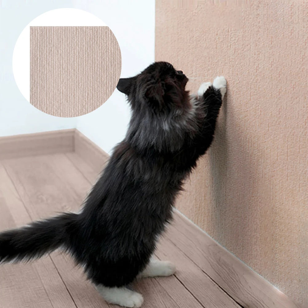 Self-adhesive Carpet Cats Scratch Board Wall Anti Cat Paws Sharpen