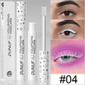 White Slender Curly Mascara, Color Mascara Waterproof Not Easy To Smudge, Portable Fine Brush Head，Holiday Makeup Zpaxo 04