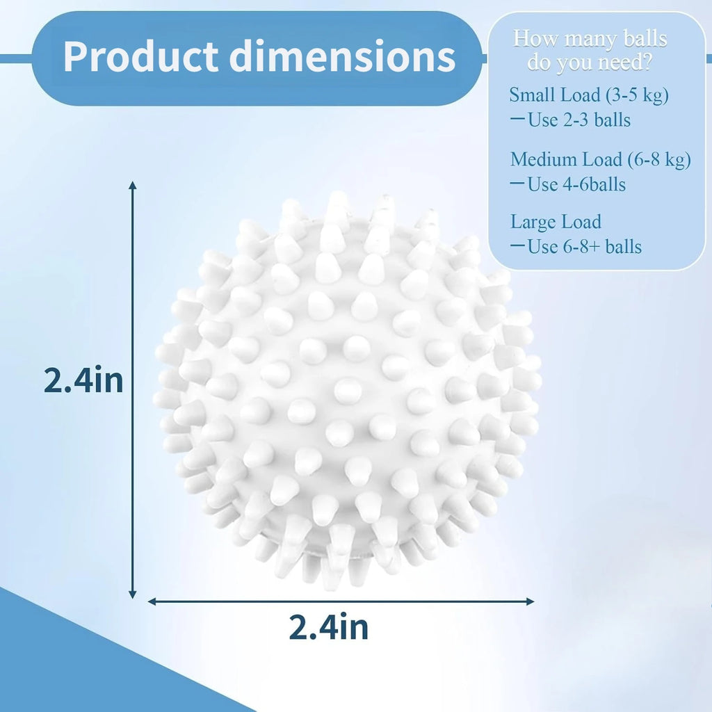 Reusable Laundry Washing Balls 3/6/9-Pack | 3D PVC Design