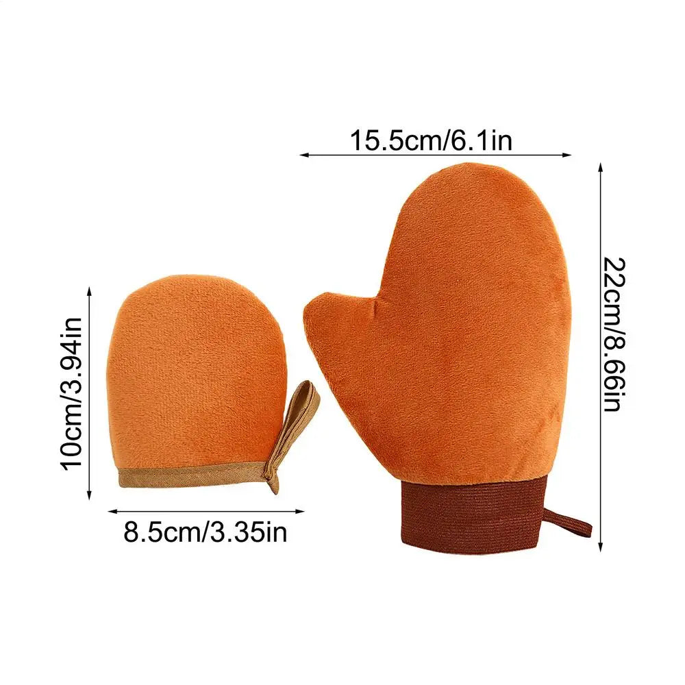 Tanning Glove Flocking Applicator Reusable Machine Washable Self Zpaxo A