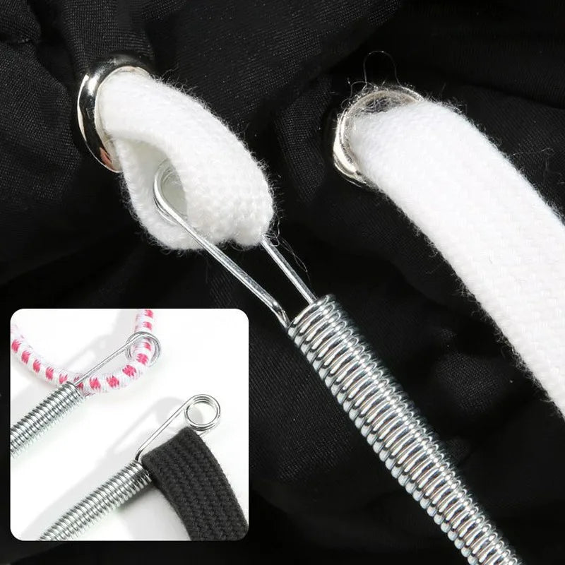 1/10Pcs Rope Threading Tool Bendable Spring Drawstring Threader Clip Drawstring Thread Multi Functional DIY Sewing Accessories Zpaxo
