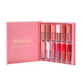 Matte Lip Gloss Smudge Proof Velvet Texture 12 Long-lasting Shades Zpaxo 12-Colors SET